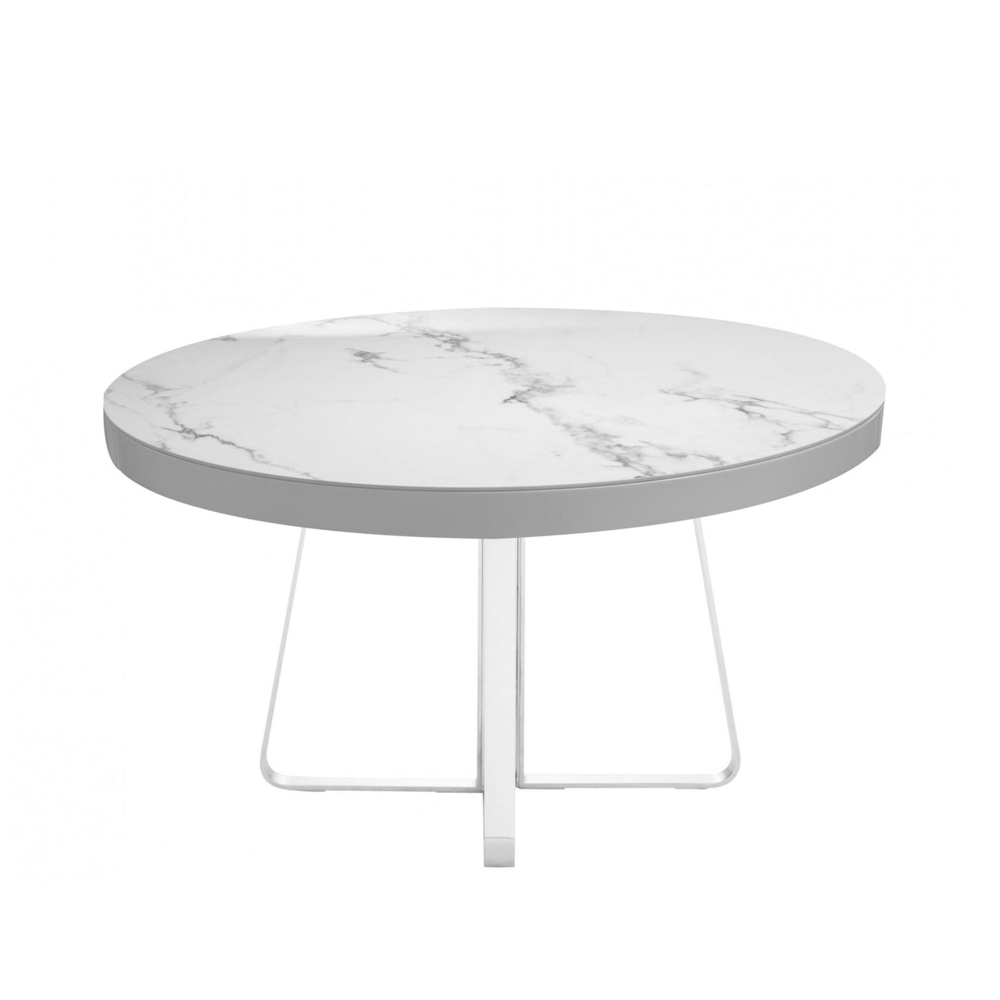 AVA - Extending round porcelain stoneware dining table (Request Info).