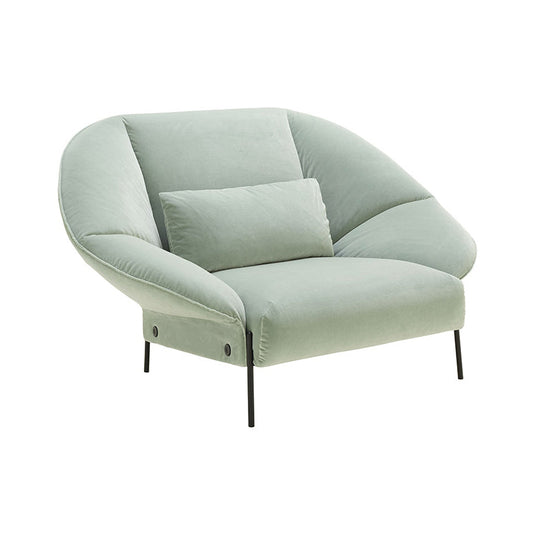 PAIPAÏ - Fabric armchair with removable cover (Request Info).