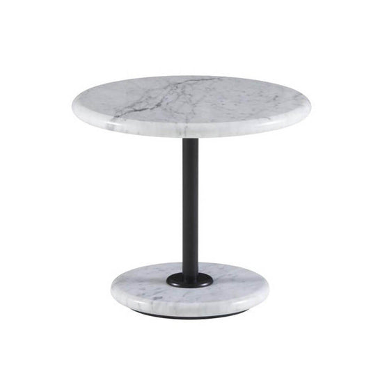 ASTAIR - Round marble coffee table.