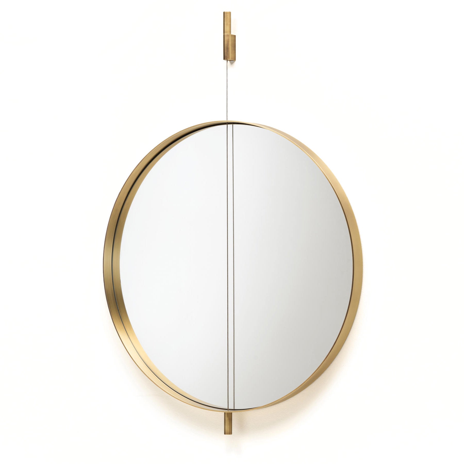 GALILEO - Round wall-mounted mirror.
