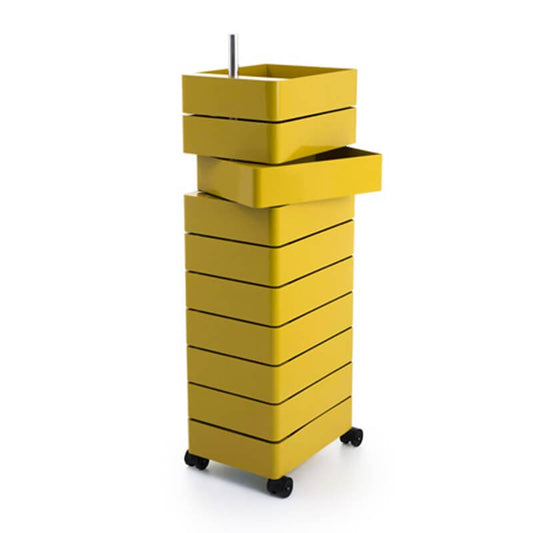 360° - ABS chest of 10 drawers with casters