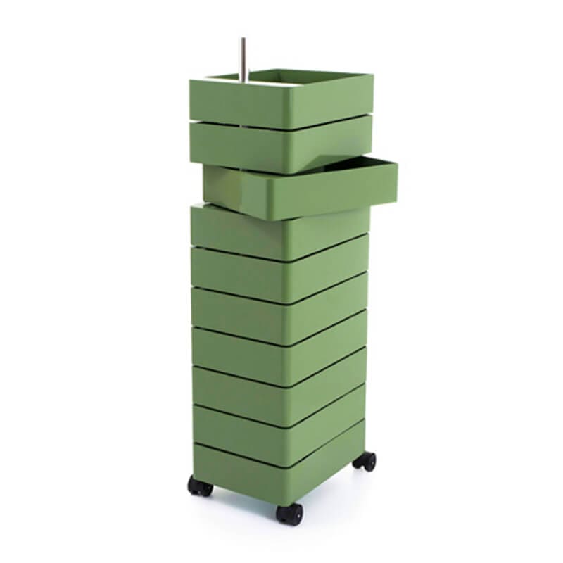 360° - ABS chest of 10 drawers with casters