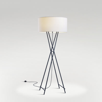 CALA METAL P145 - Iron floor lamp with PET shade (Request Info).