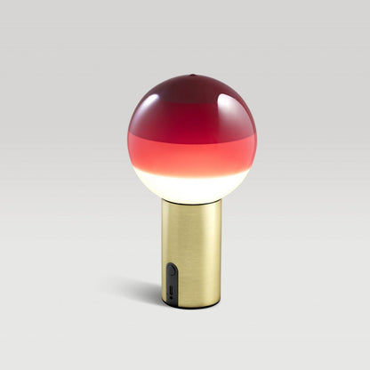Dipping Light Portable - LED cordless blown glass table lamp