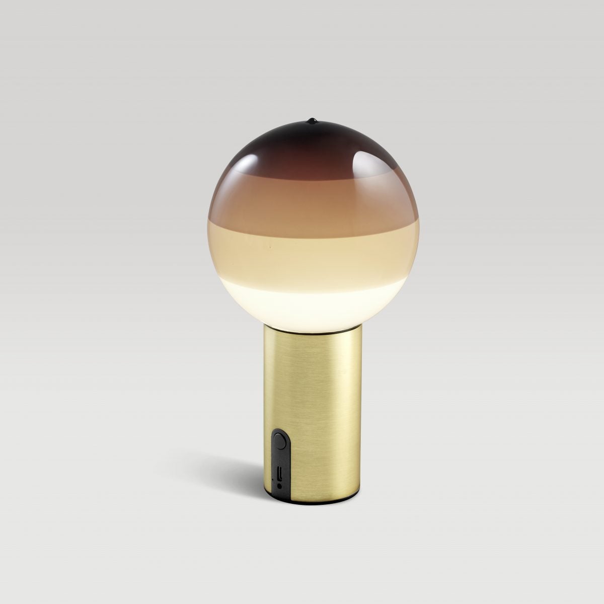 Dipping Light Portable - LED cordless blown glass table lamp