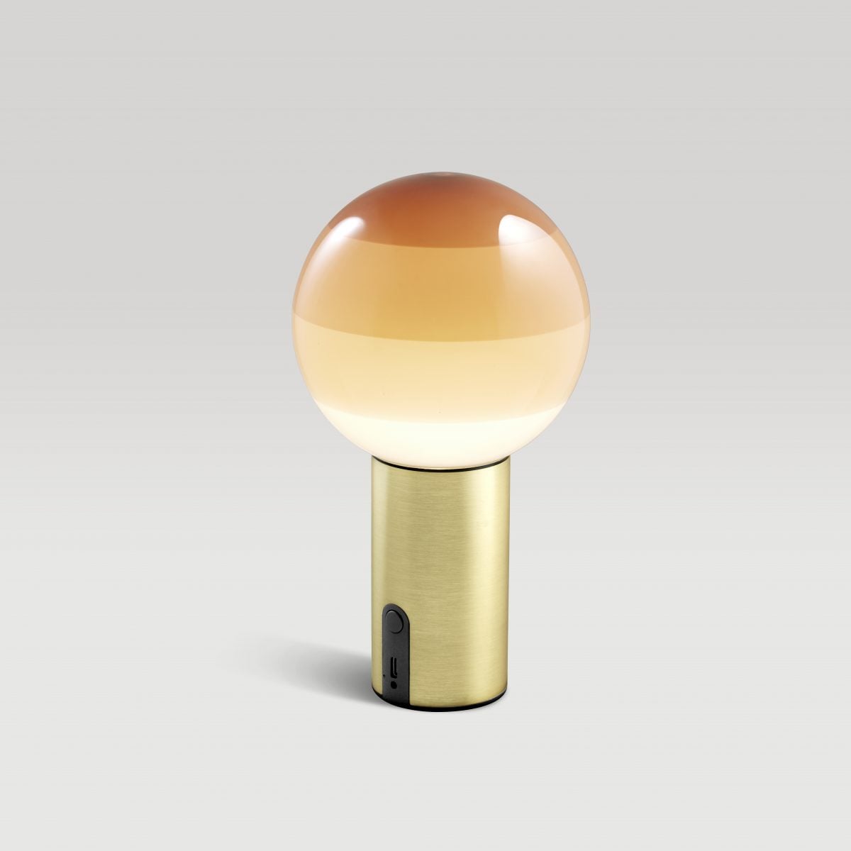 Dipping Light Portable - LED cordless blown glass table lamp