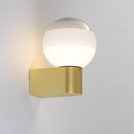 DIPPING LIGHT A1 - LED blown glass wall light with metal base