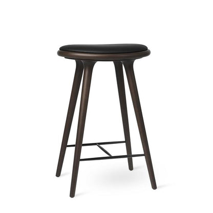 Department Wood Stool H15 Cement Grey