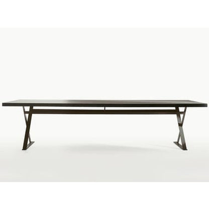 MAX - Rectangular Steel and Wood Table