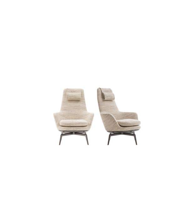 CARATOS - Easy Chair with Armrests