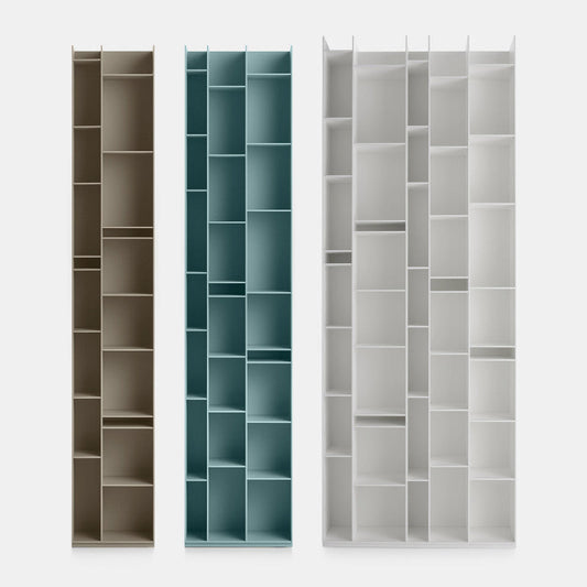 RANDOM - Modular wood fibre bookcase.