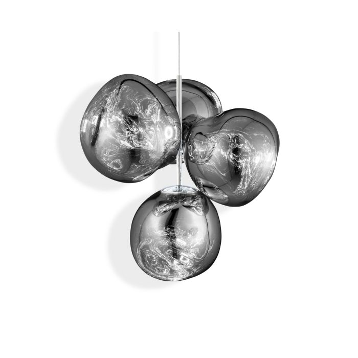MELT SMALL - LED polycarbonate chandelier.