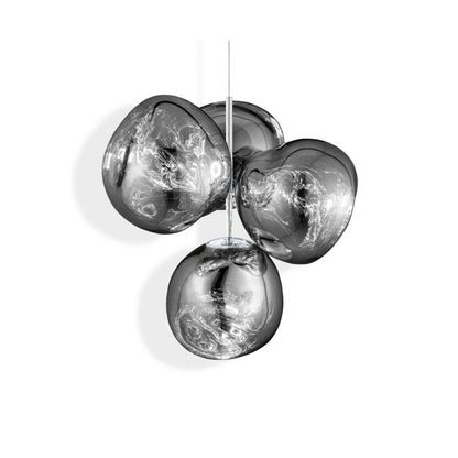 MELT SMALL - LED polycarbonate chandelier.