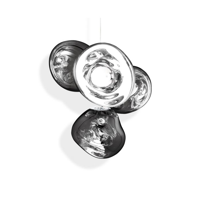 MELT SMALL - LED polycarbonate chandelier.