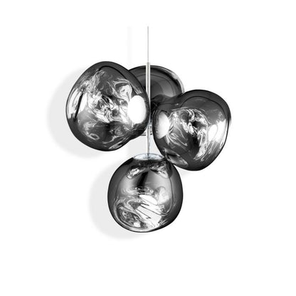MELT SMALL - LED polycarbonate chandelier.