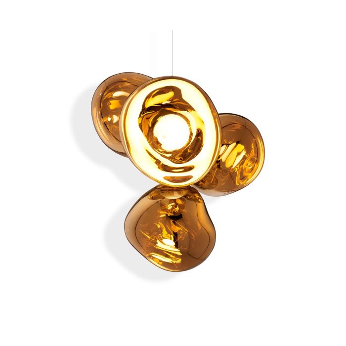 MELT SMALL - LED polycarbonate chandelier.