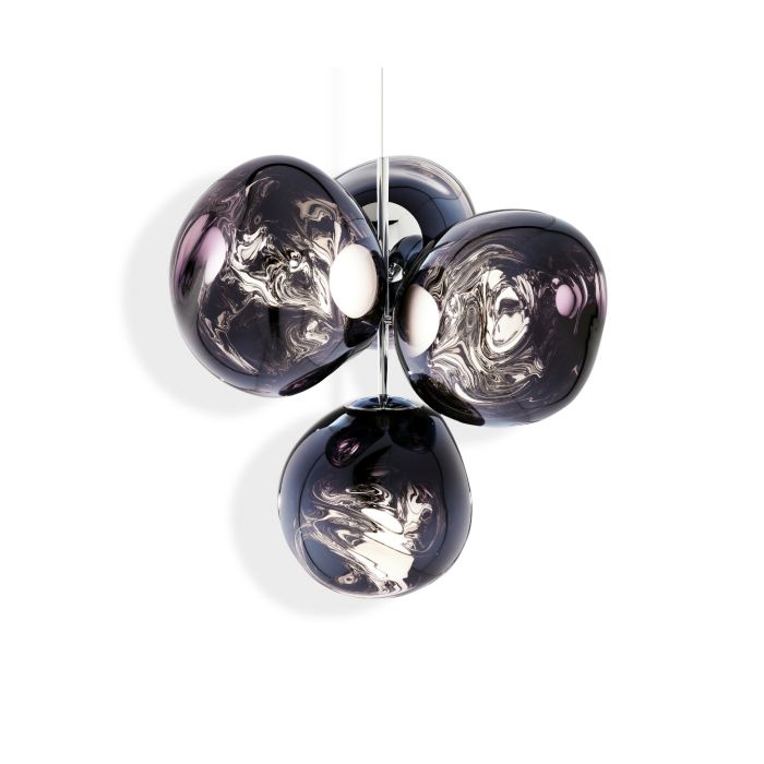 MELT SMALL - LED polycarbonate chandelier.