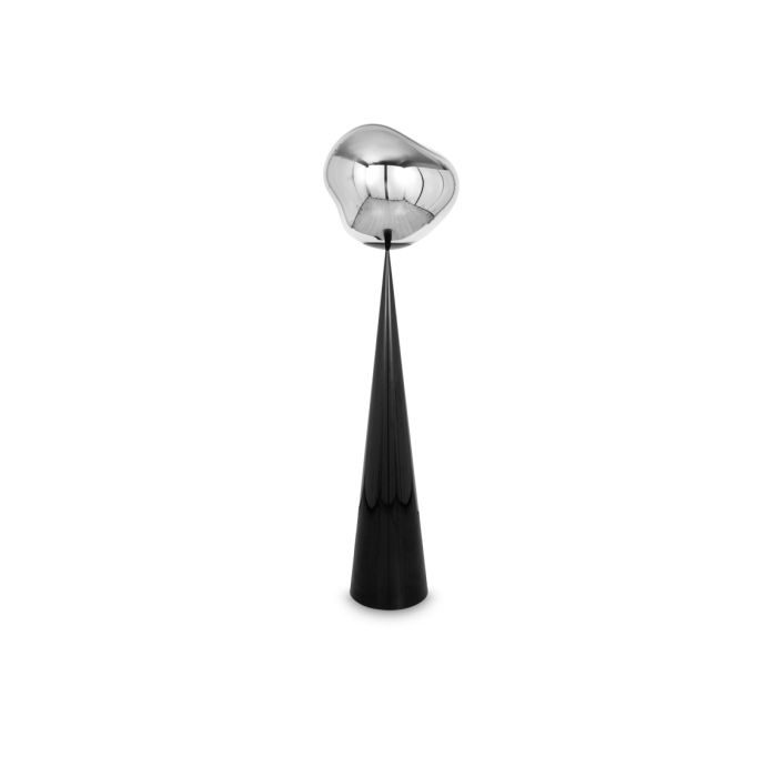 MELT CONE FAT - Melta and polycarbonate LED floor lamp.