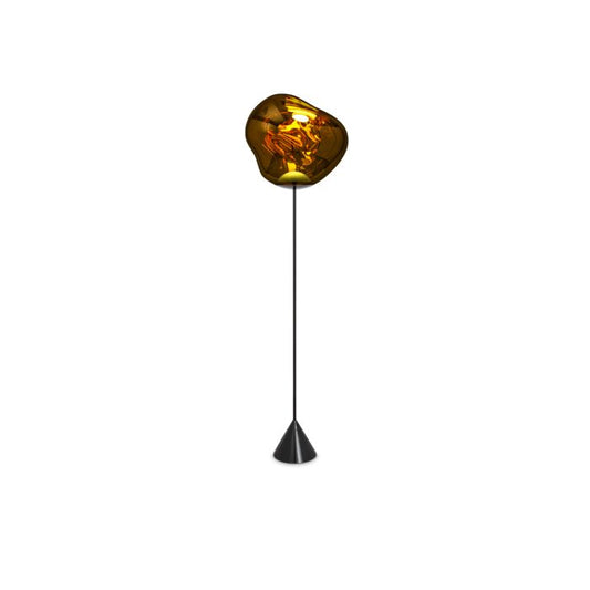 MELT CONE SLIM - Metal and polycarbonate LED floor lamp.