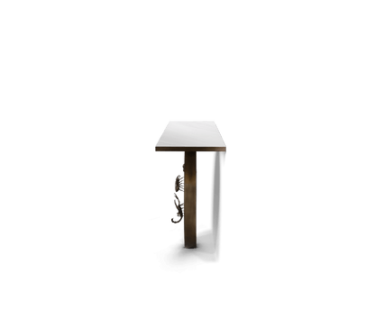 METAMORPHOSIS - Rectangular brass console table (Request Info).