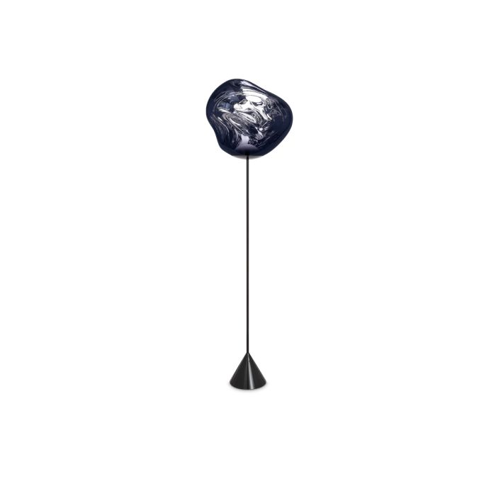 MELT CONE SLIM - Metal and polycarbonate LED floor lamp.