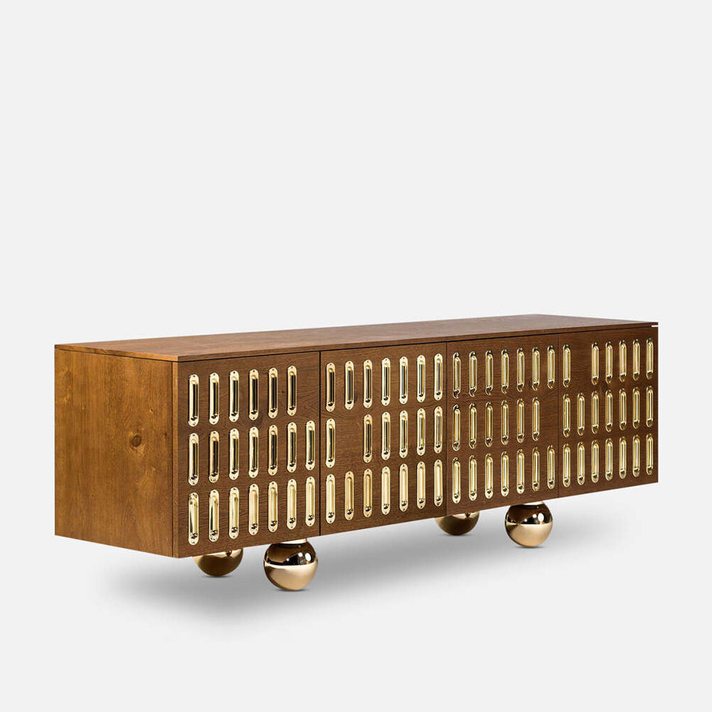 Wooden Sideboard With Doors Remix Vol.2 by Bd Barcelona Design