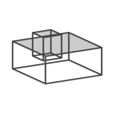 ILLUSIONI RETTANGOLARE - Product Drawing