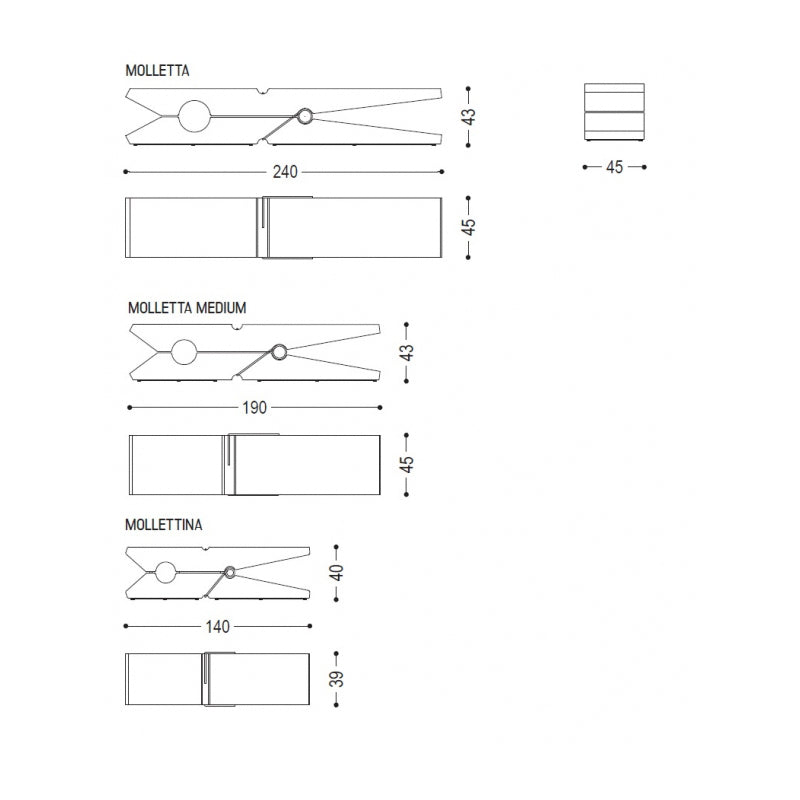 MOLLETTA - Cedarwood bench (Dimension - L140 x P39 x H40).
