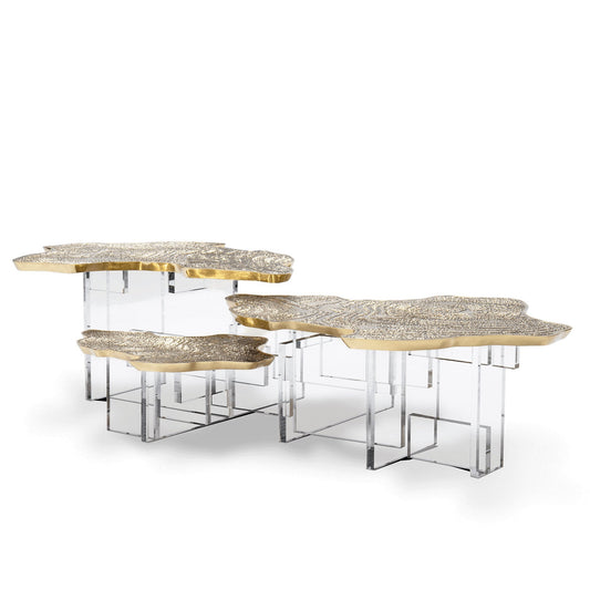 MONET - Low Metal/Wood coffee table.