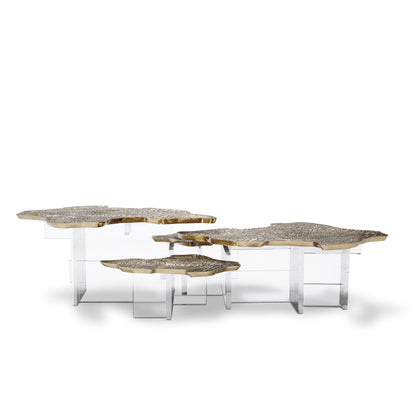 MONET - Low Metal/Wood coffee table.