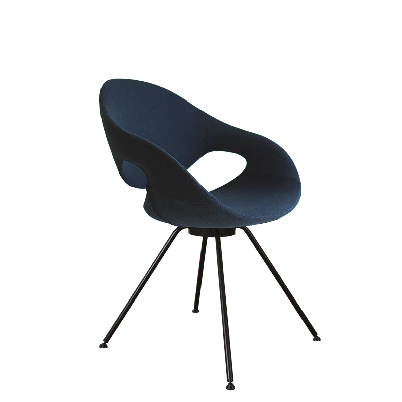 MOON UPHOLSTERED - Upholstered swivel chair