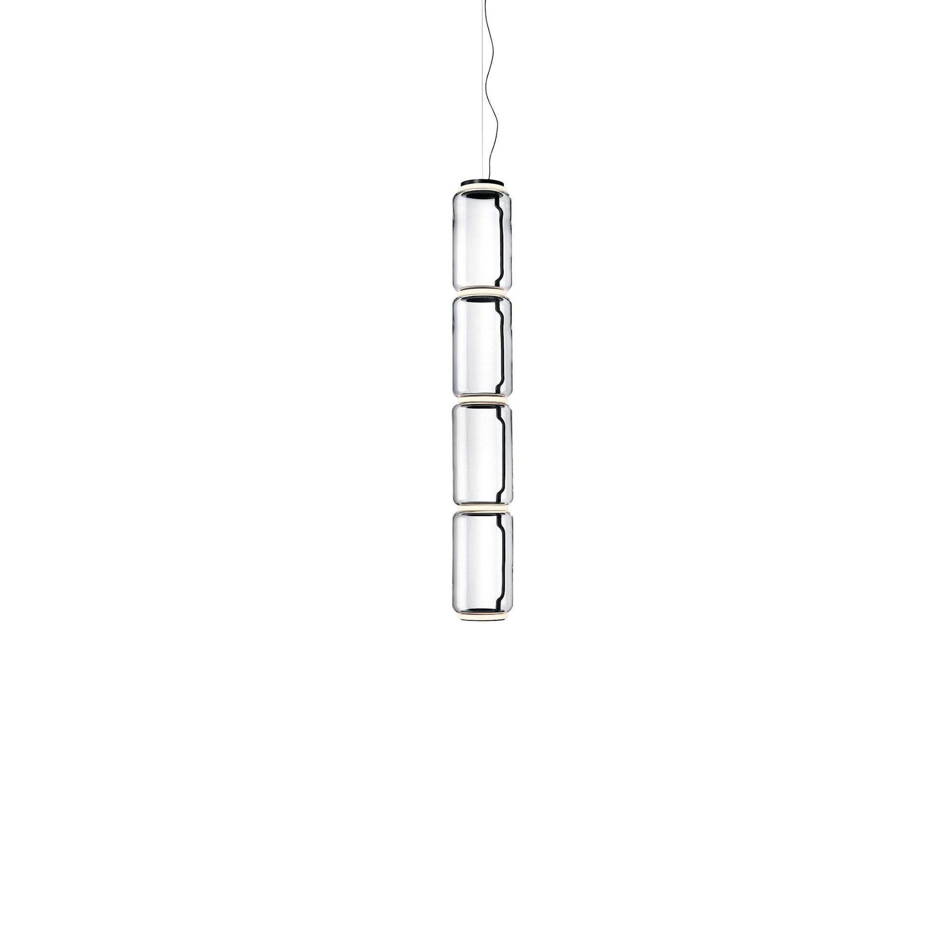 Noctambule Suspension 4 Low Cylinder Lamp.