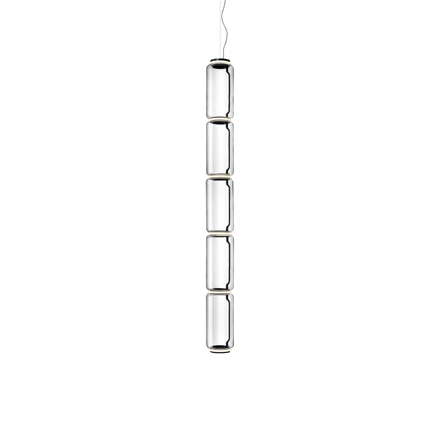 Noctambule Suspension 5 Low Cylinder Lamp.