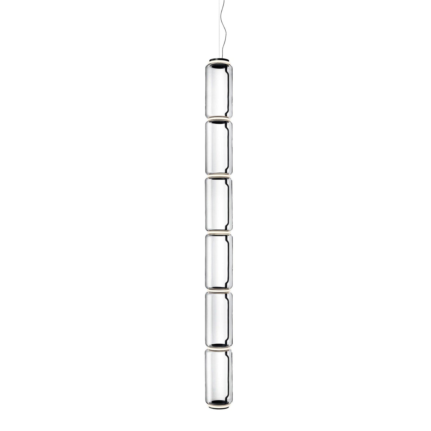 Noctambule Suspension 6 Low Cylinder Lamp.