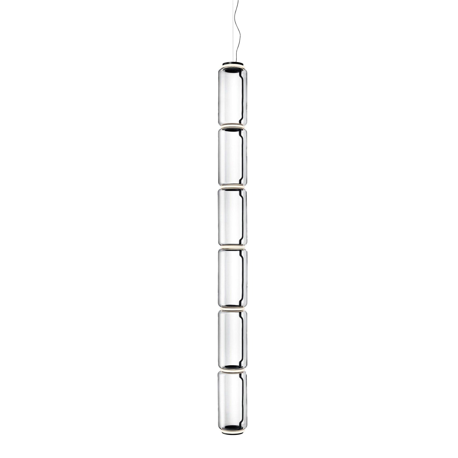 Noctambule Suspension 6 High Cylinder Lamp.