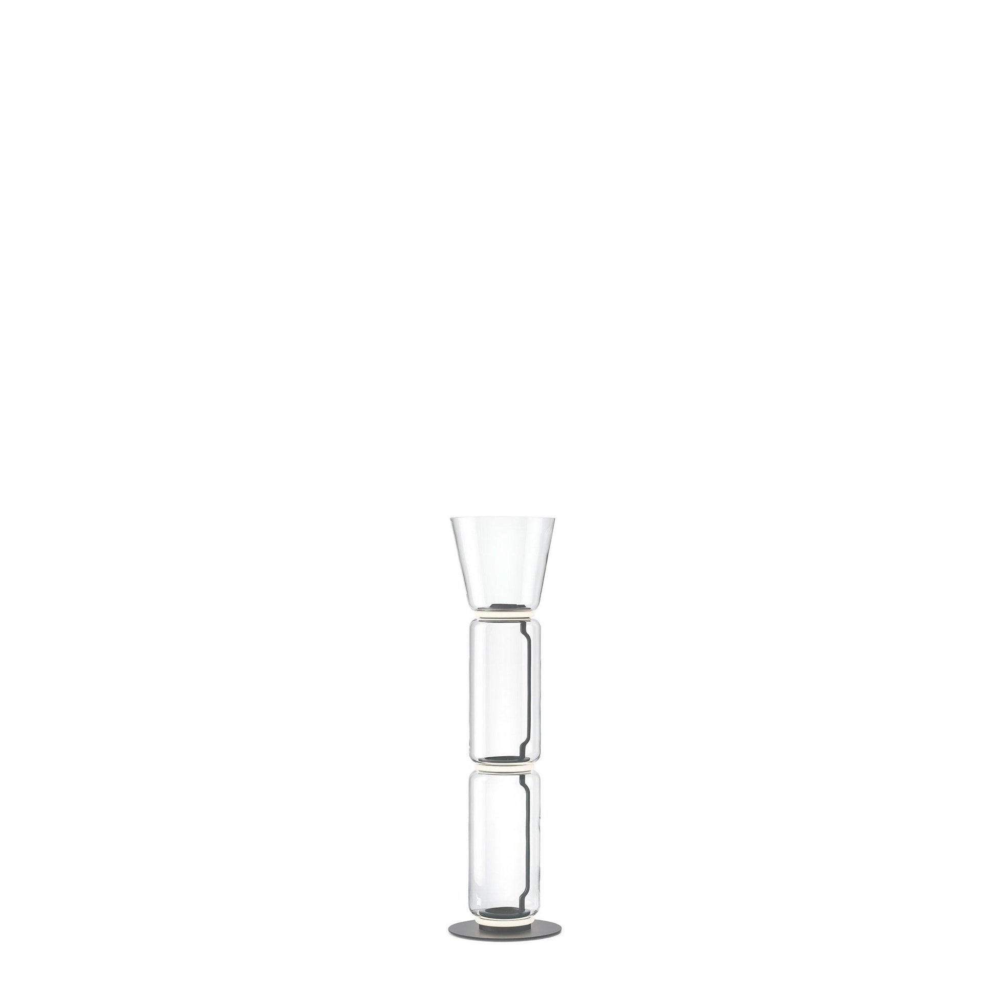 Noctambule Floor 2 High Cylinder Cone Small Base Lamp.