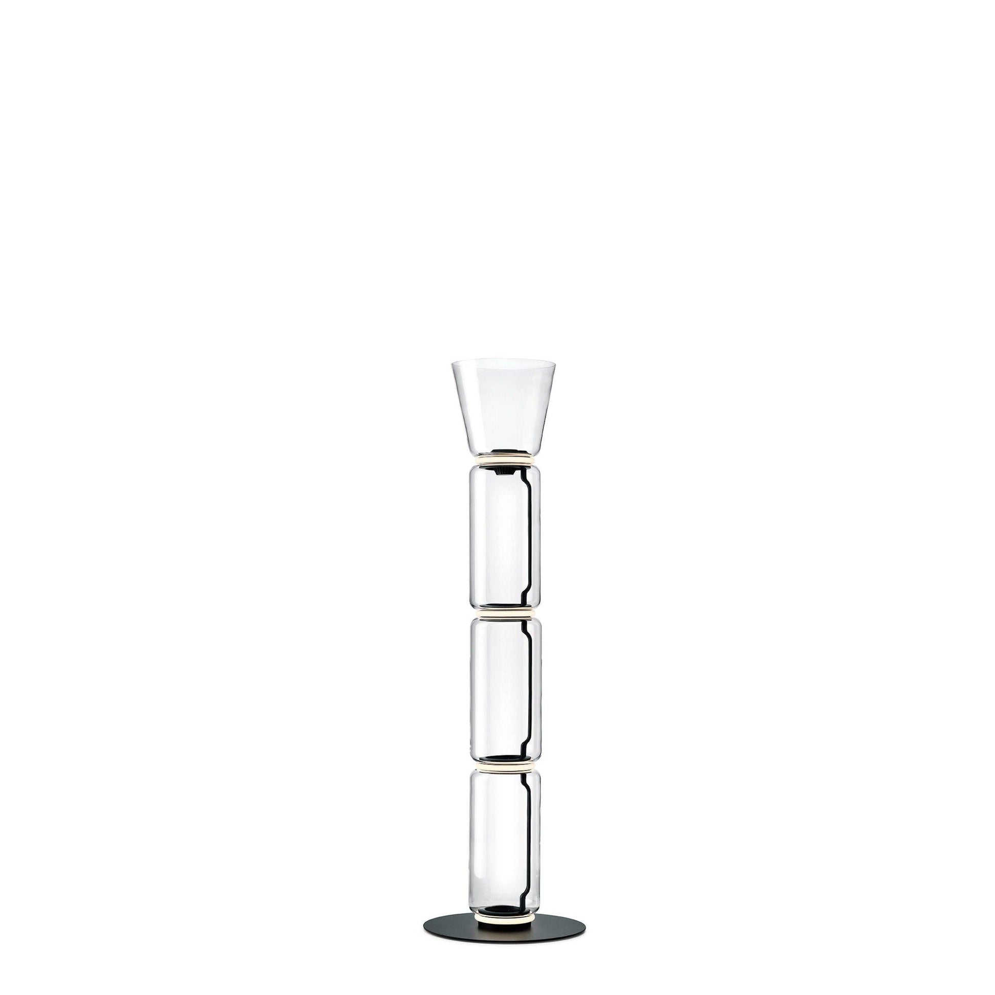 Noctambule Floor 3 High Cylinder Cone Big Base Lamp.