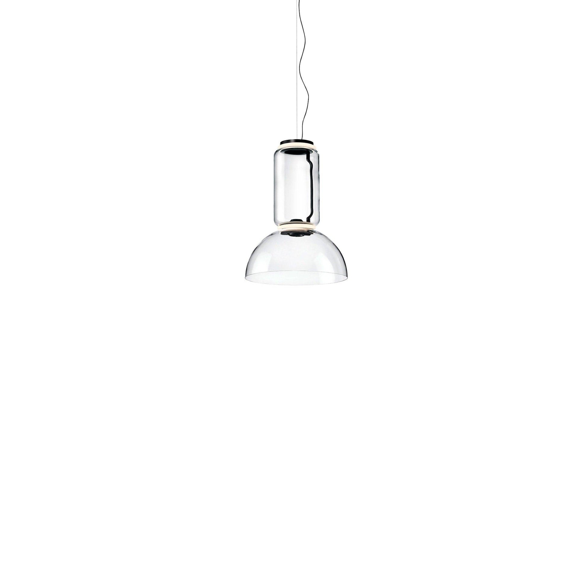 Noctambule Suspension 1 Low Cylinder Bowl Pendant Lamp.