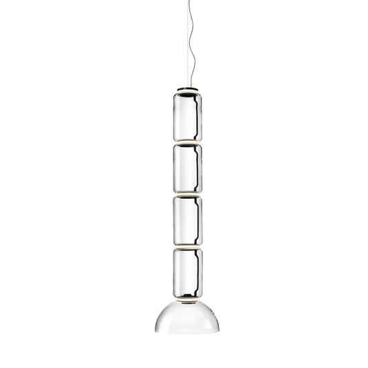 Noctambule Suspension 4 Low Cylinder Bowl Lamp.