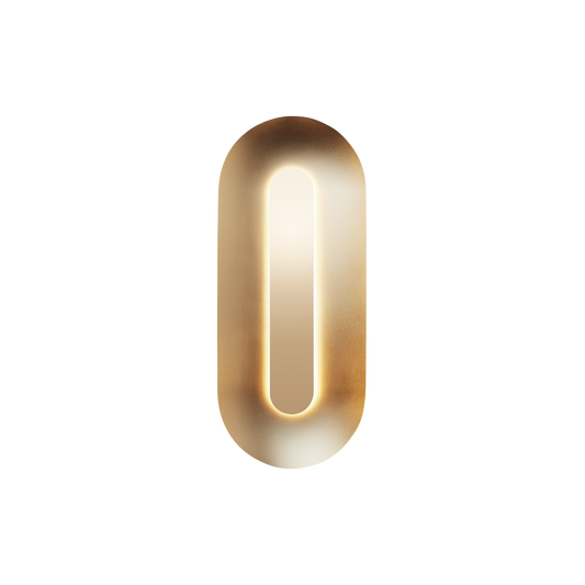 Sasi Wall Lamp Large by Nuura #Brass