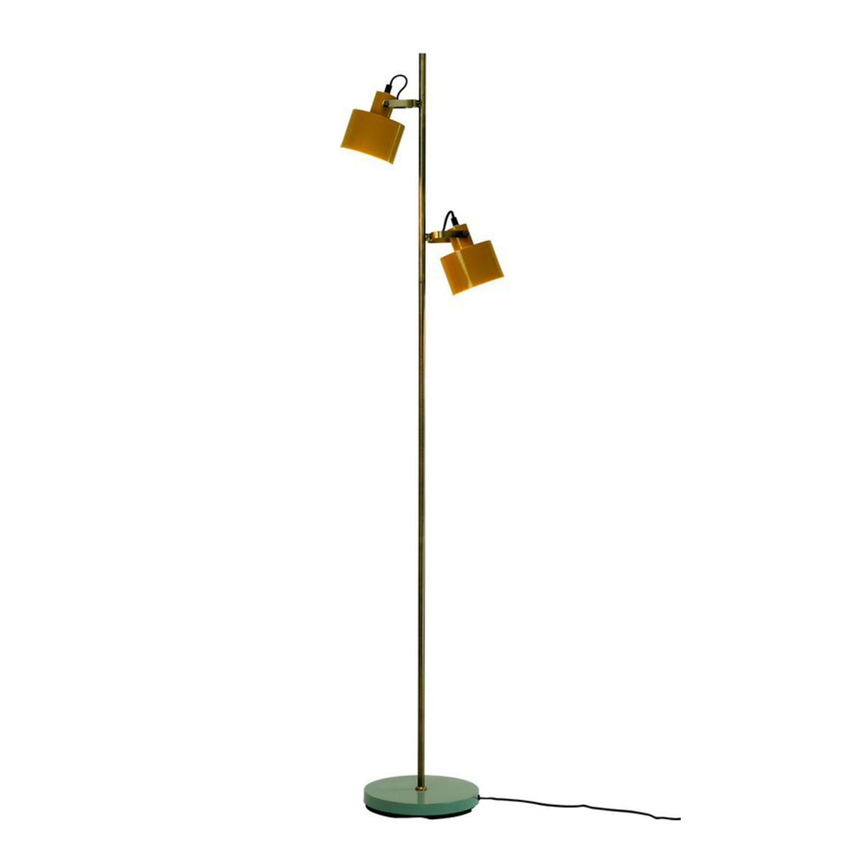 Dyberg Larsen Ocean Floor Lamp Curry/ Brass/ Turquoise