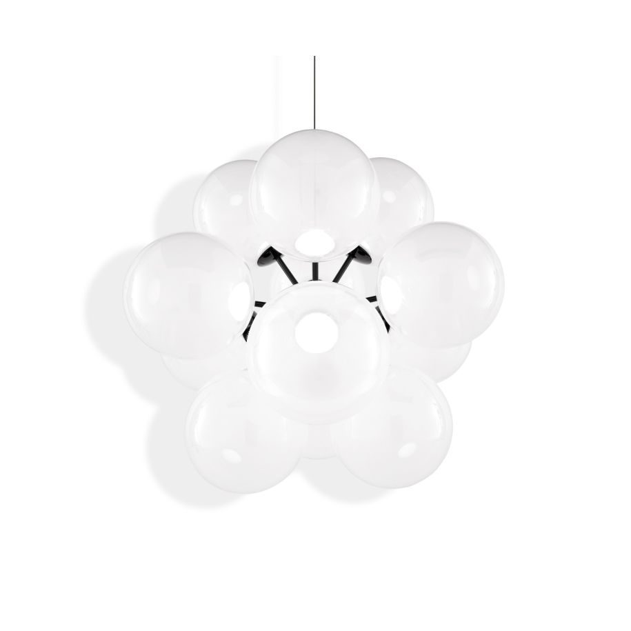 GLOBE BURST - LED polycarbonate chandelier.