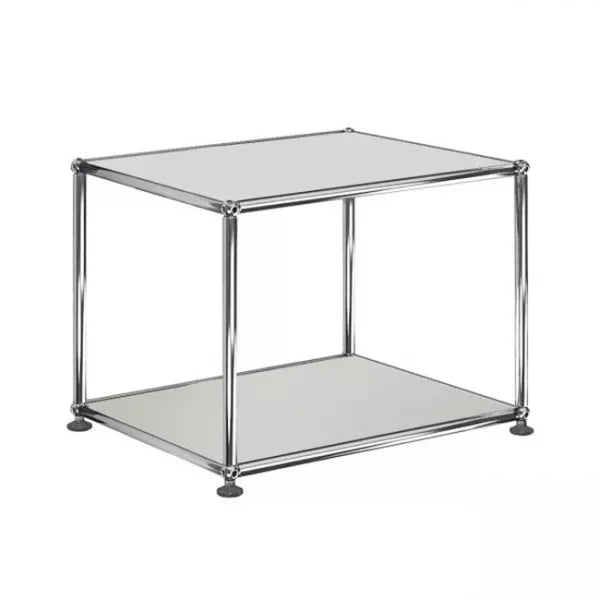 1x1 Metal Side Table [W500XD350XH395] by Usm #Light Gray [RAL 7035]