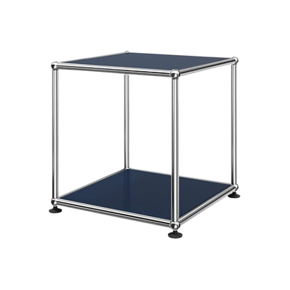 1x1 Metal Side Table [W350XD350XH350] by Usm #Steel Blue [RAL 5011]
