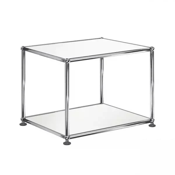 1x1 Metal Side Table [W500XD350XH395] by Usm #Pure White [RAL 9010]