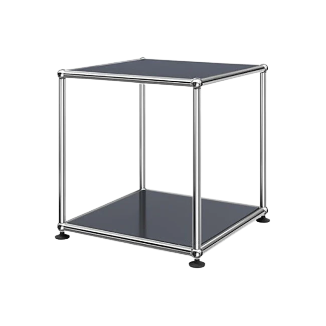 1x1 Metal Side Table [W350XD350XH350] by Usm #Anthracite [RAL 7016]