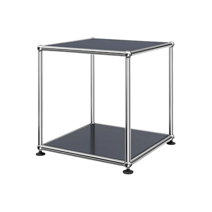 1x1 Metal Side Table [W350XD350XH350] by Usm #Anthracite [RAL 7016]