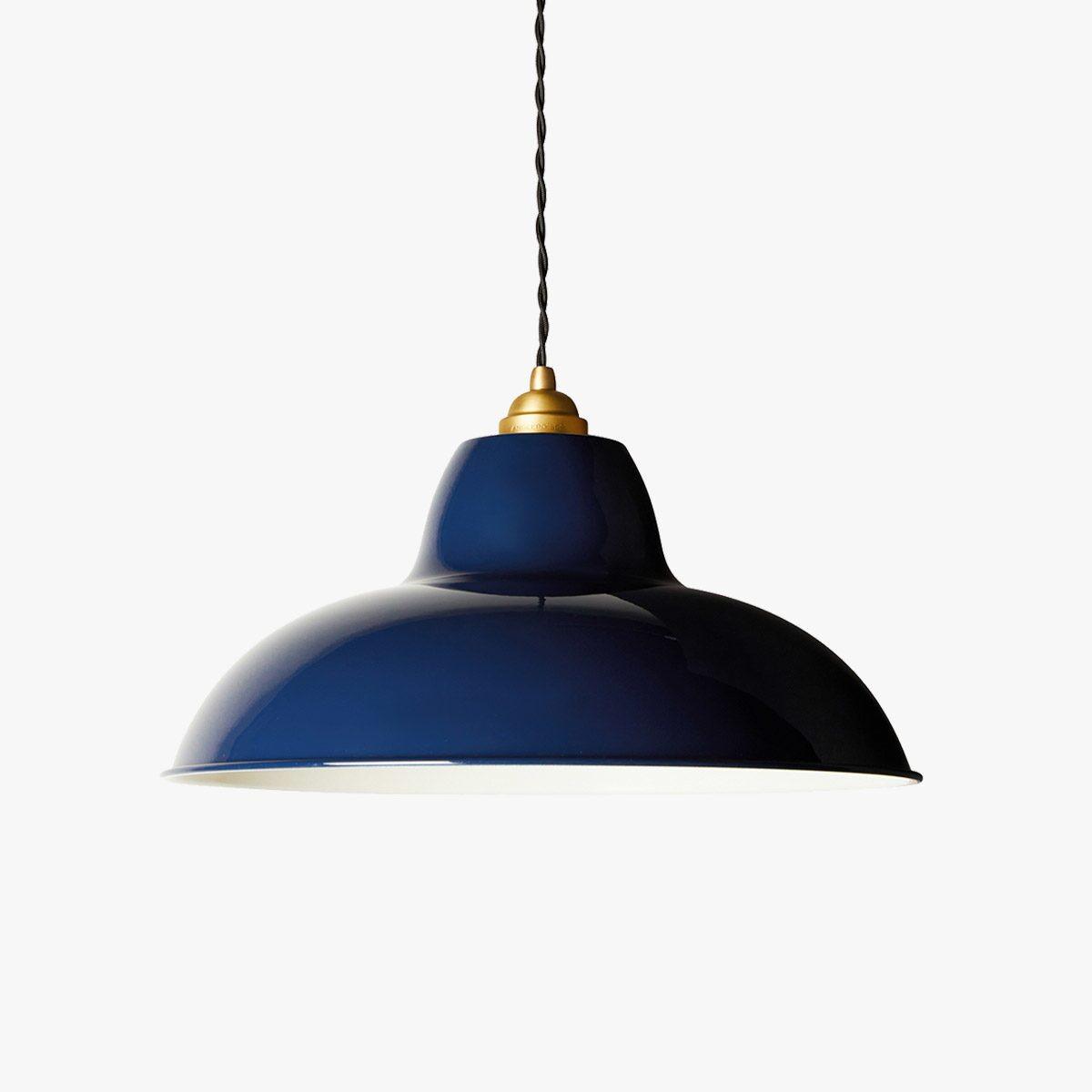 Original 1227 Midi Wide Brass Pendant.