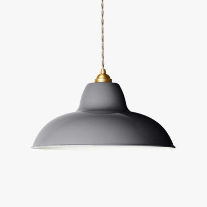 Original 1227 Midi Wide Brass Pendant.