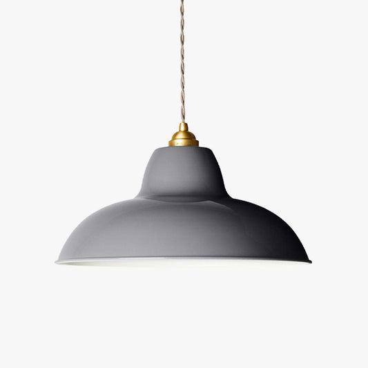 Original 1227 Midi Wide Brass Pendant.